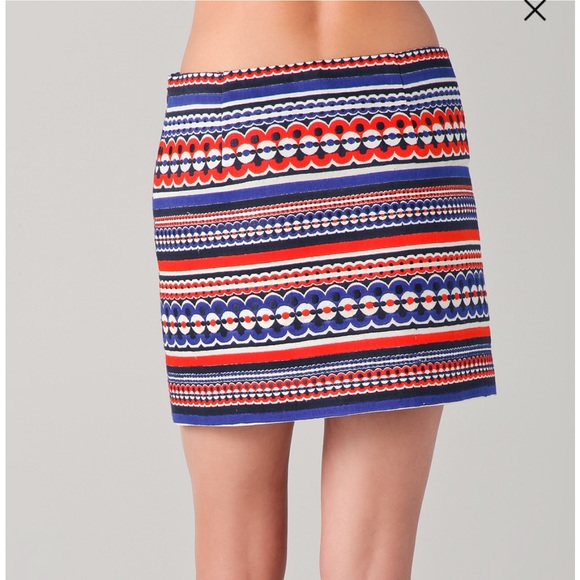 Milly Striped Miniskirt - Picture 2 of 7